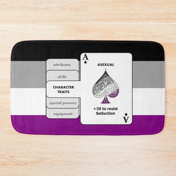 Item preview, Asexual Character Bonus (Spade Symbol) designed and sold by BasiliskOnline.