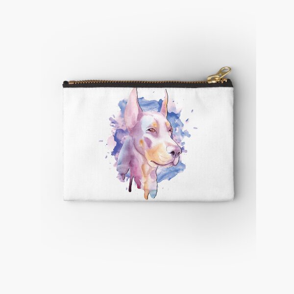 Item preview, Watercolor Dobermann Pinscher Dog Lover Artistic Gift designed and sold by MintedFresh.