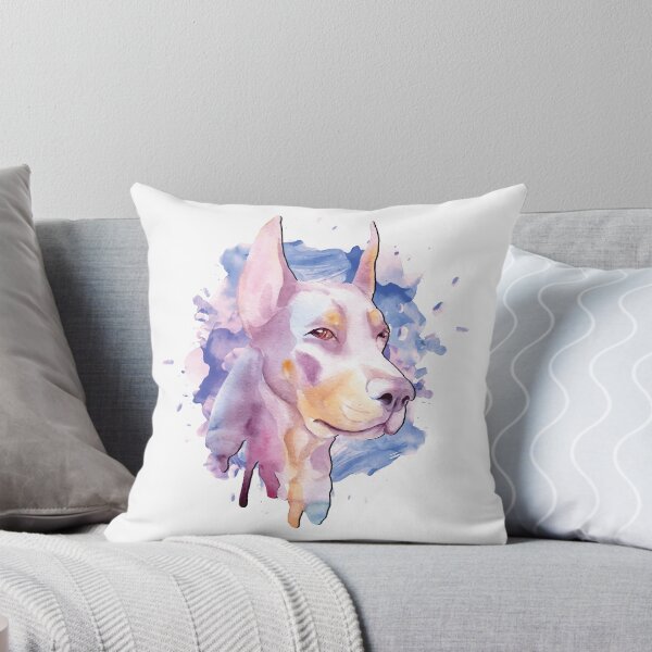 Item preview, Watercolor Dobermann Pinscher Dog Lover Artistic Gift designed and sold by MintedFresh.
