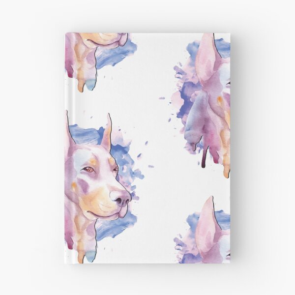 Item preview, Watercolor Dobermann Pinscher Dog Lover Artistic Gift designed and sold by MintedFresh.