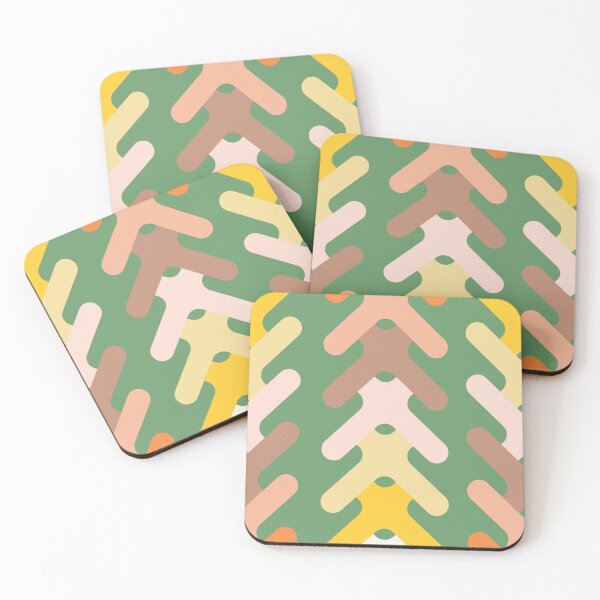 Item preview, Nature colored arrow heads in taupes,oranges, greens and yellows designed and sold by FrancesPoff.