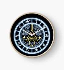 Gravity Falls Bill Cipher Wheel Clock