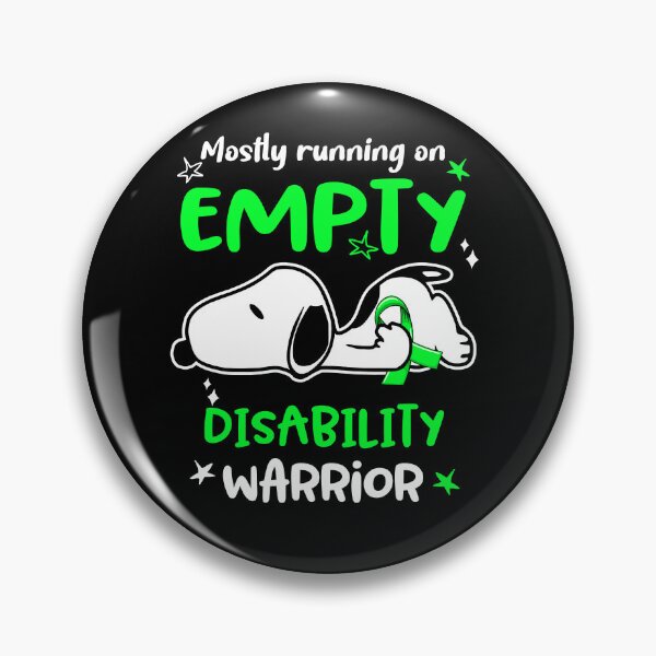 Item preview, Mostly Running on Empty Disability Warrior designed and sold by Wlsnpeggy.