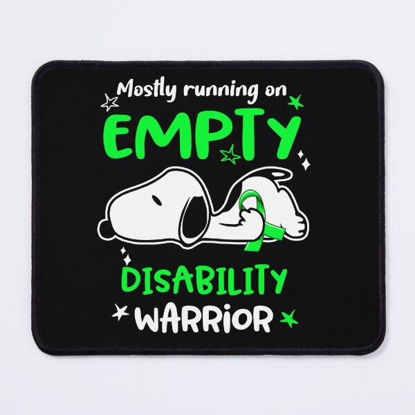 Item preview, Mostly Running on Empty Disability Warrior designed and sold by Wlsnpeggy.