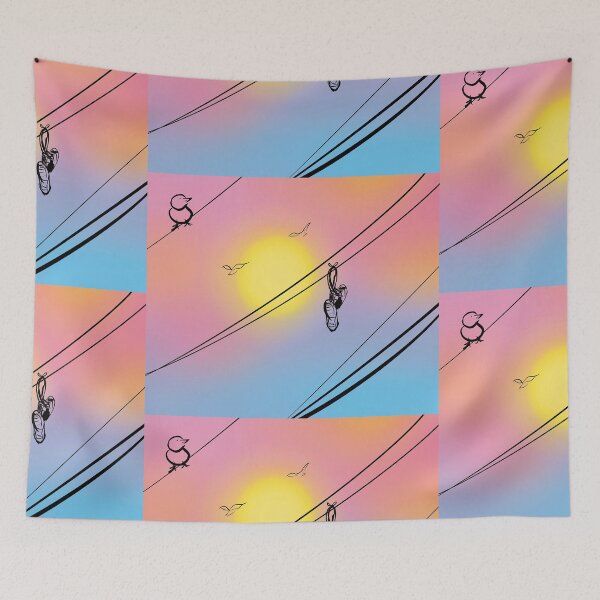 Item preview, Sunset Wires, Tangled Shoes designed and sold by MutedCarbon.