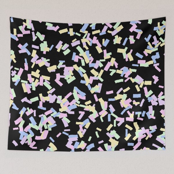 Aperçu de l'œuvre Motif abstrait de confettis pastel créée et vendue par interstellar654.