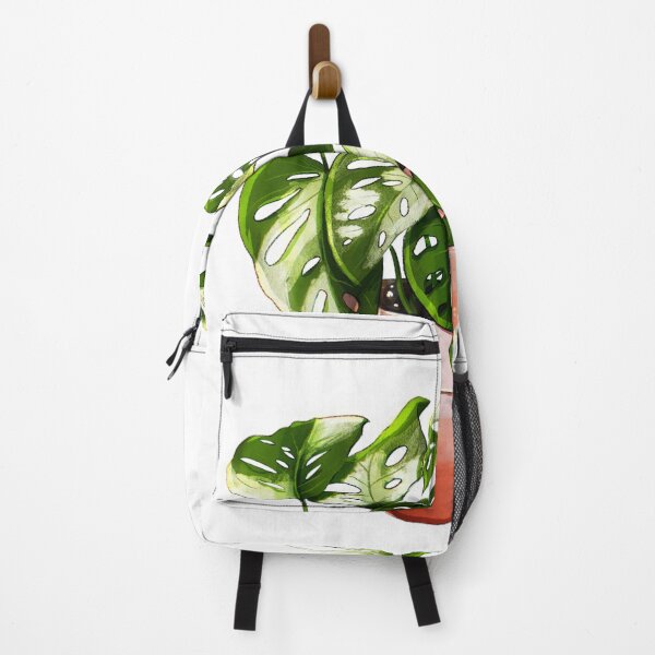 Item preview, Monstera adansonii variegata, rarity, plantparents, plantlady, plantdad, potted plant designed and sold by wearequiethuman.