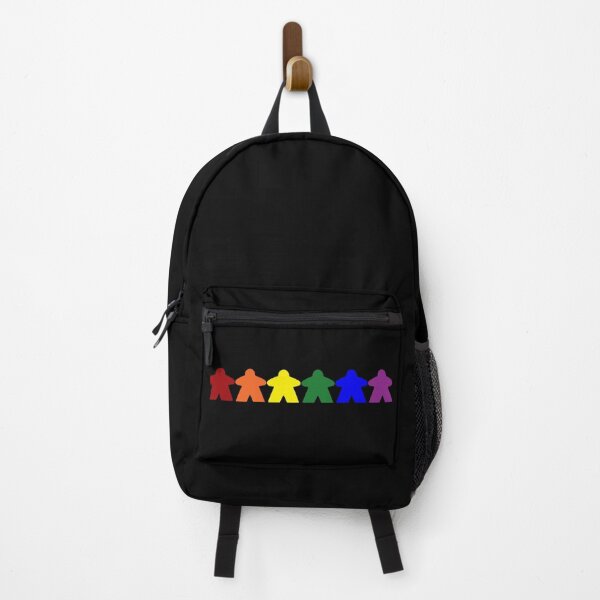 Item preview, Gay Pride (Minimal Meeple Edition) designed and sold by BasiliskOnline.