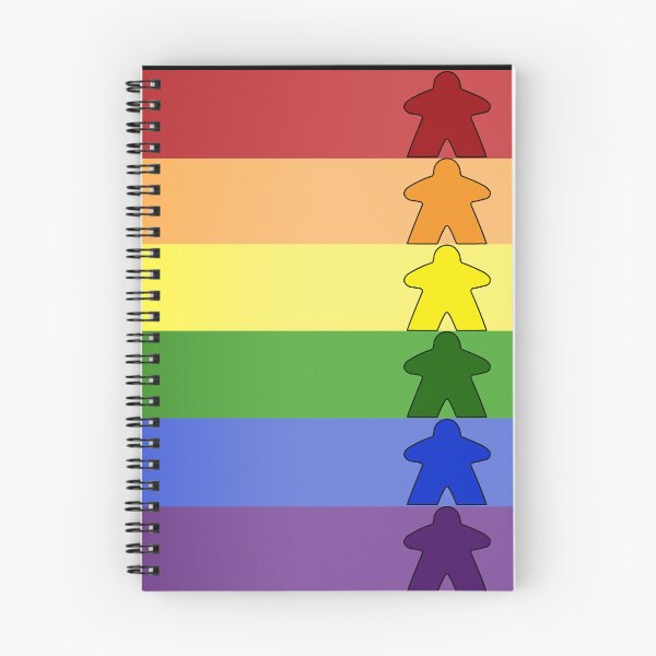 Item preview, Gay Pride (Minimal Meeple Edition) designed and sold by BasiliskOnline.