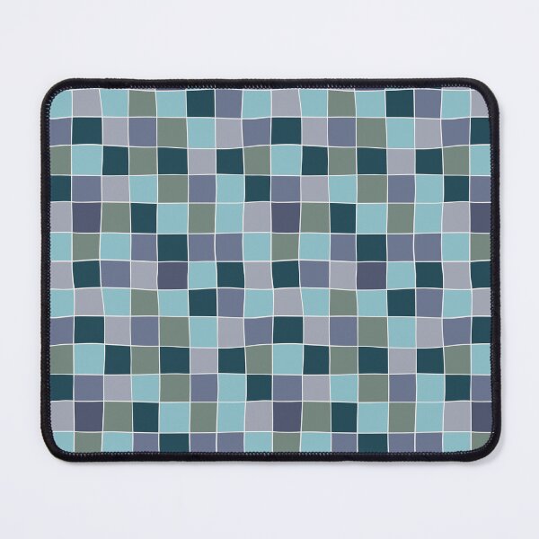 Item preview, Blue Tiles - Ocean Treasure - green designed and sold by Ashleigh Fish.