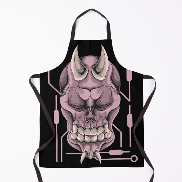 Item preview, Purple skull head illustration designed and sold by satriyanto.