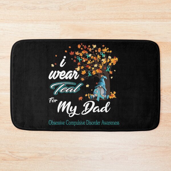 Item preview, Obsessive Compulsive Disorder Awareness Ribbon Tree I Wear Teal For My Dad designed and sold by Hatjar.