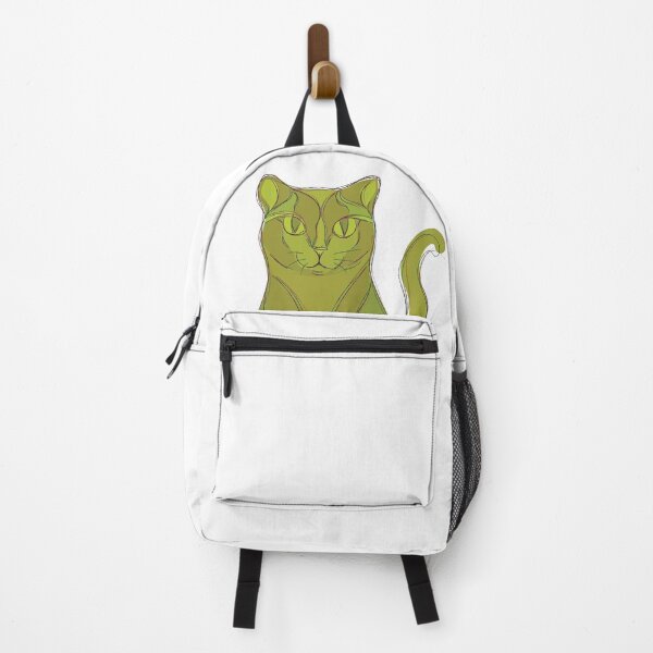 Item preview, Gato verde brillante designed and sold by OneCreativePup.