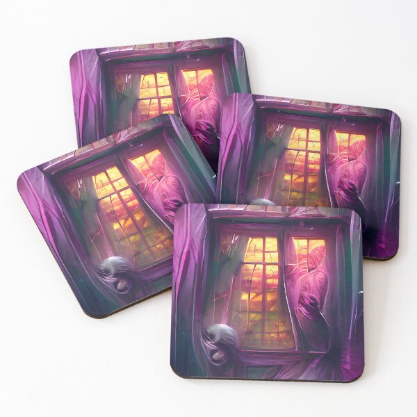 Item preview, Spirits Awaken Creepy Abstract Art designed and sold by CreepyKaleidopi.