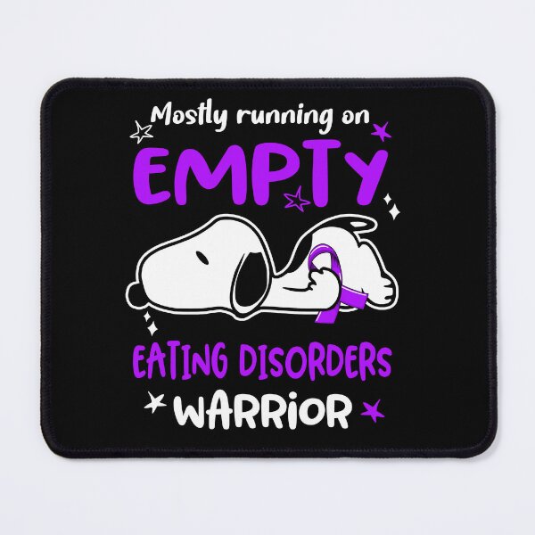 Item preview, Mostly Running on Empty Eating disorders Warrior designed and sold by Wlsnpeggy.