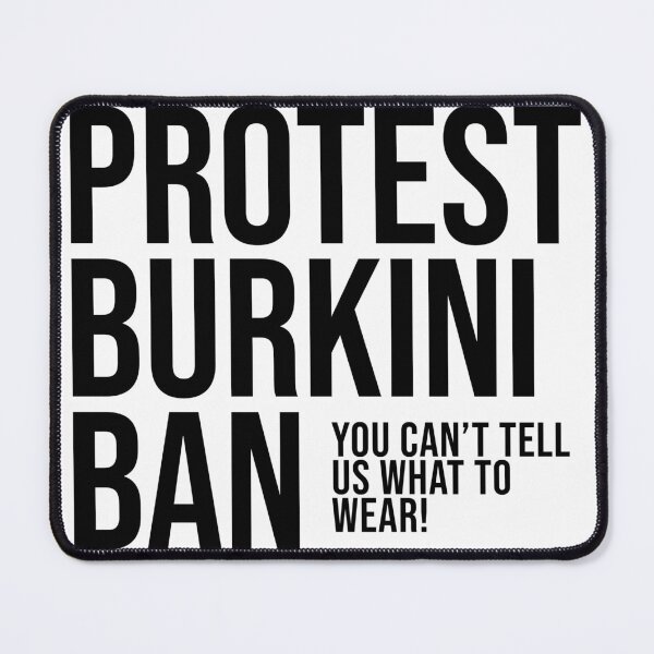 Item preview, Protest the Burkini Ban! Stand against the inhumane ban against muslims in France! designed and sold by IndranyxDesigns.