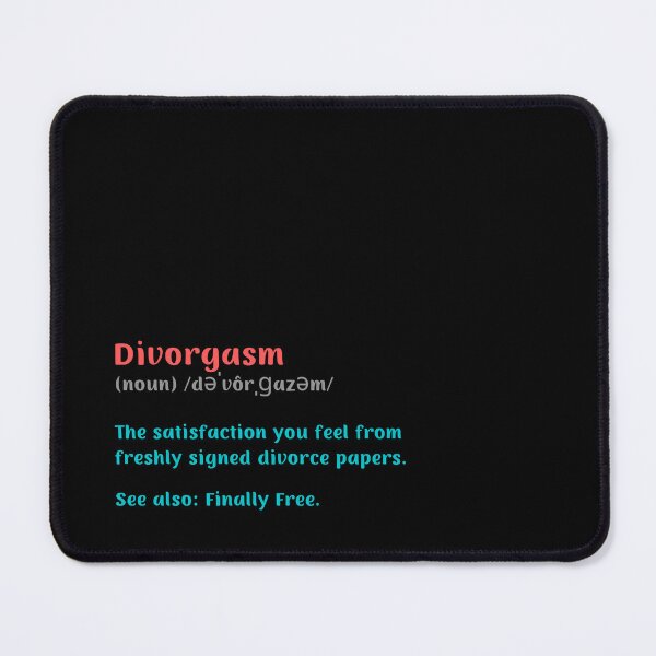 Item preview, DIVORGASM FUNNY DEFINITION FOR A RECENTLY DIVORCED designed and sold by appareltolove.