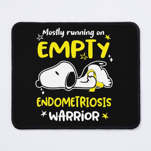 Item preview, Mostly Running on Empty Endometriosis Warrior designed and sold by Wlsnpeggy.
