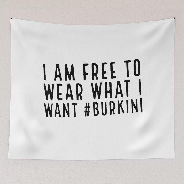 Item preview, Free to Wear What I want! Protest the Burkini Ban- Stand against the inhumane ban against muslims in France! designed and sold by IndranyxDesigns.