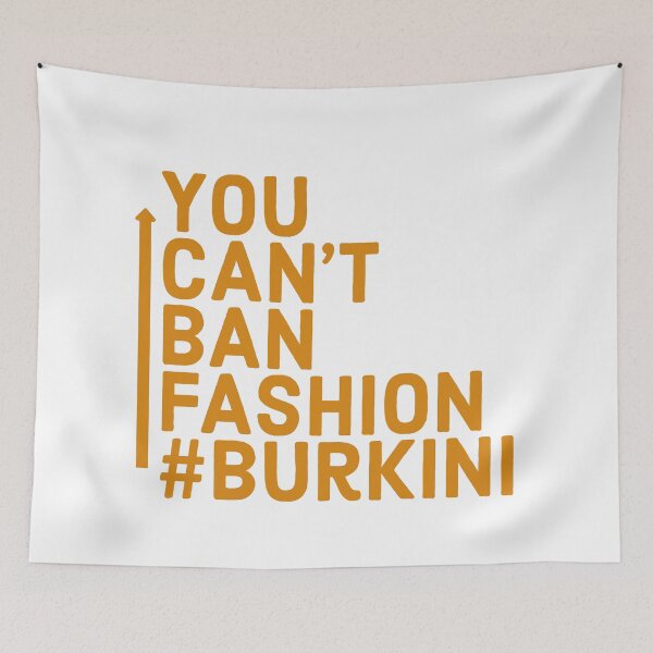 Item preview, You CAN'T Ban Fashion! French Burkini Ban- Stand against the inhumane ban against muslims in France! designed and sold by IndranyxDesigns.