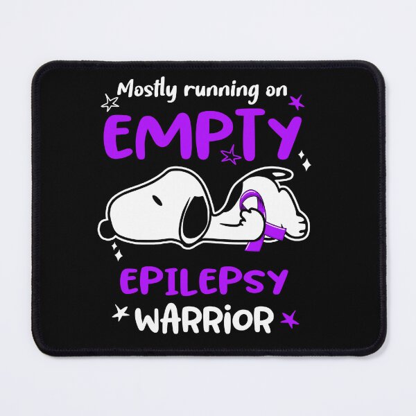 Item preview, Mostly Running on Empty Epilepsy Warrior designed and sold by Wlsnpeggy.