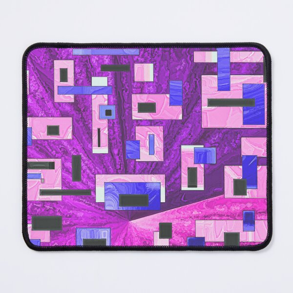 Item preview, Rectangles Purple and Blue Abstract Design designed and sold by 1Lbrody1.