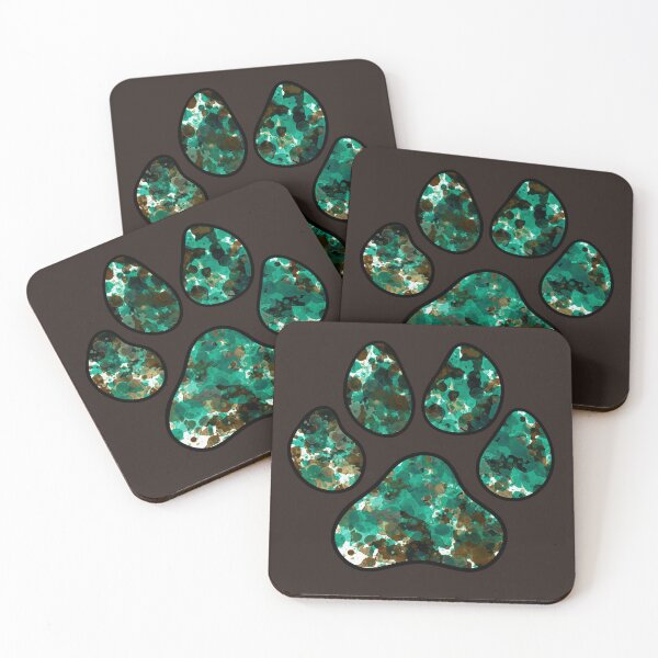 Item preview, Military Green Paw Print  designed and sold by reddogbuckeye.