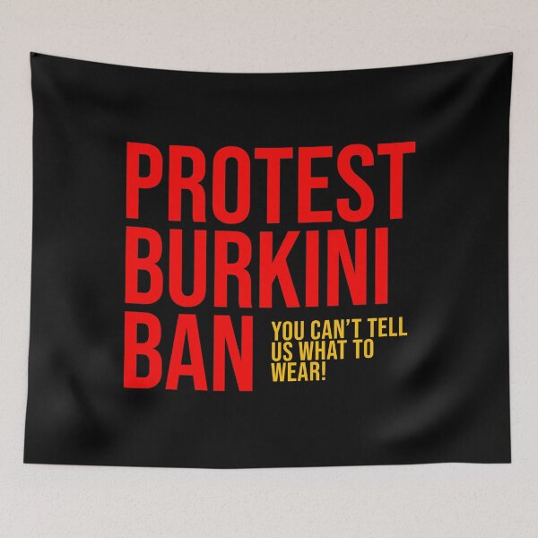 Item preview, Protest the Burkini Ban- Stand against the inhumane ban against muslims in France! designed and sold by IndranyxDesigns.