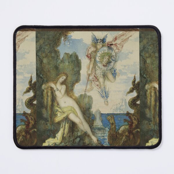 Item preview, Perseus and Andromeda Hand Towel Mythology '' Persee Et Andromede '' Gustave Moreau designed and sold by TeeARTHY.