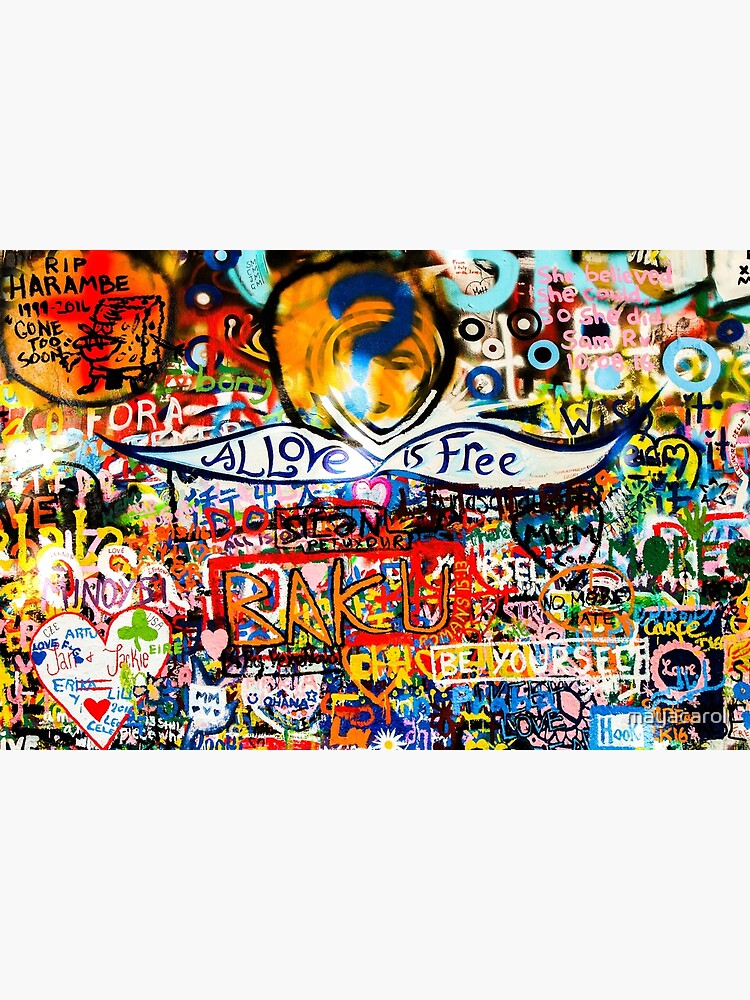 "New York urban wall graffiti art." Poster for Sale by mayacarol