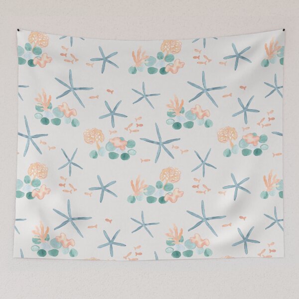 Item preview, Starfish in coral - light designed and sold by Ashleigh Fish.