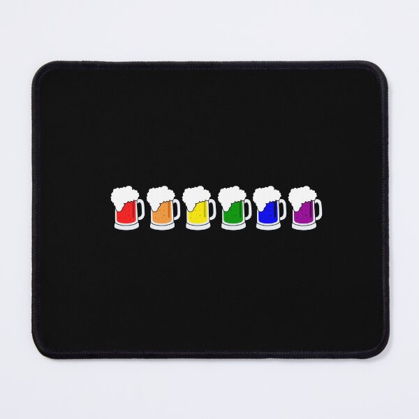Item preview, LGBT GAY PRIDE RAINBOW COLORED BEER designed and sold by appareltolove.