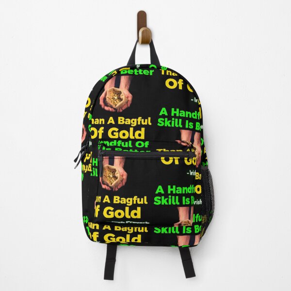 Item preview, Irish Proverb - A Handful Of Skill Is Better Than A Bagful Of Gold designed and sold by IrishProverbs.