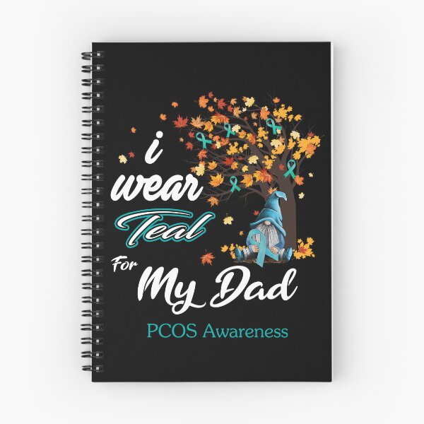 Item preview, PCOS Awareness Ribbon Tree I Wear Teal For My Dad designed and sold by Hatjar.