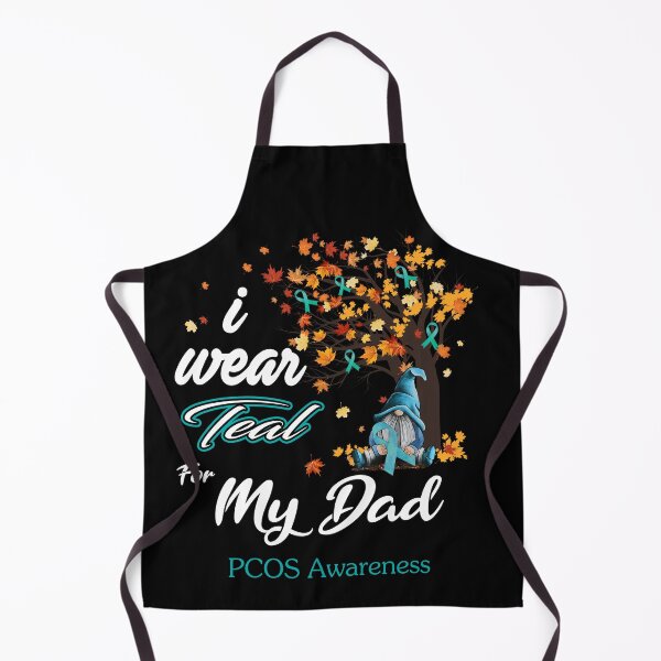 Item preview, PCOS Awareness Ribbon Tree I Wear Teal For My Dad designed and sold by Hatjar.