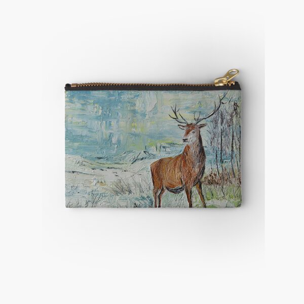 Item preview, Highland red deer / stag in the snow designed and sold by RmvPortraitsArt.