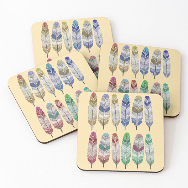 Item preview, Patchwork feathers designed and sold by Karen  Todman -Aroca Designs-.