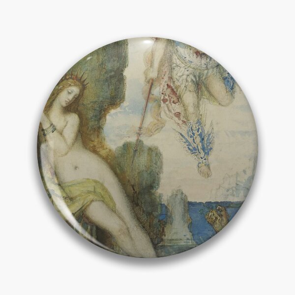 Item preview, Perseus and Andromeda Hand Towel  Mythology '' Persee Et Andromede '' Gustave Moreau   designed and sold by TeeARTHY.