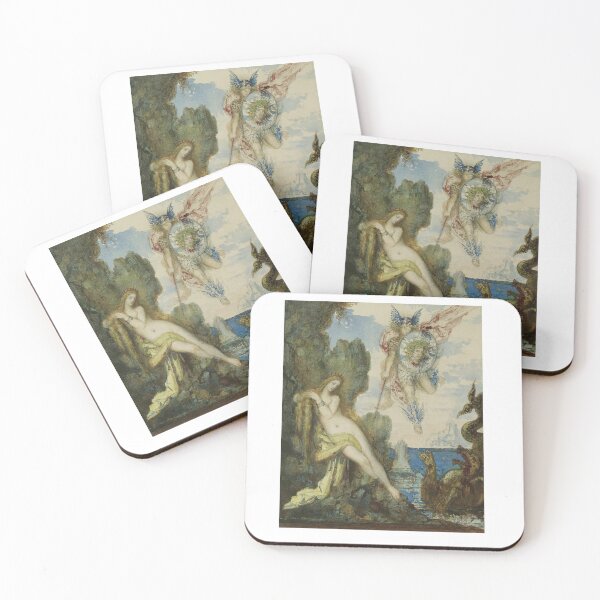 Item preview, Perseus and Andromeda Hand Towel  Mythology '' Persee Et Andromede '' Gustave Moreau   designed and sold by TeeARTHY.
