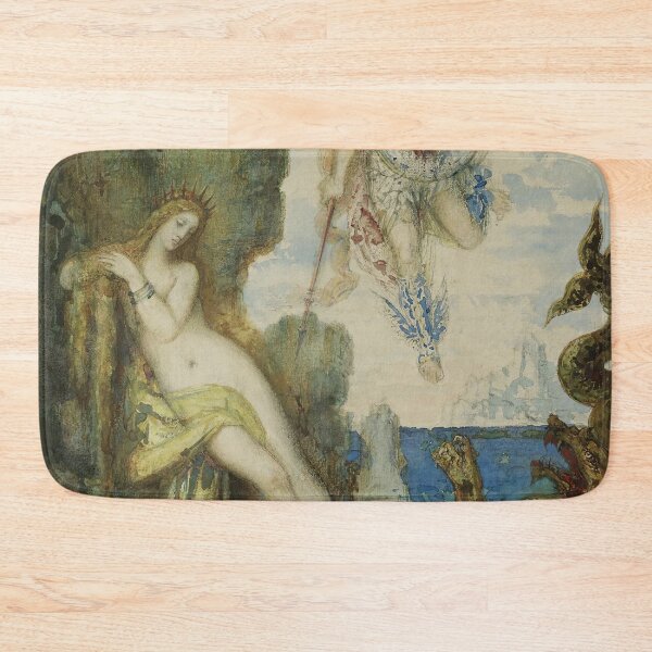 Item preview, Perseus and Andromeda Hand Towel  Mythology '' Persee Et Andromede '' Gustave Moreau   designed and sold by TeeARTHY.