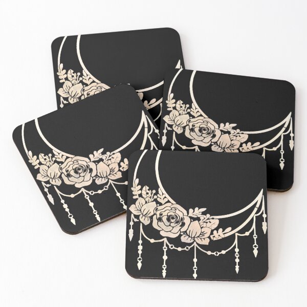 Item preview, Antique moon flower design designed and sold by Melissa Renee.