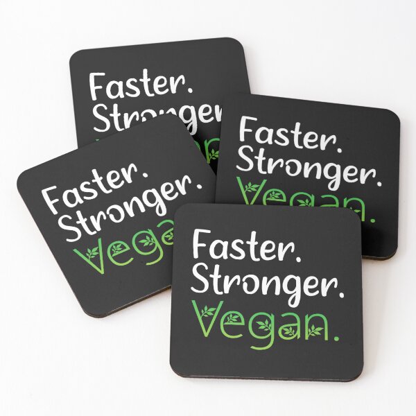 Item preview, Vegan Faster Stronger Vegan Diet, Vegetarian T-Shirt designed and sold by Besnier-Rahel.