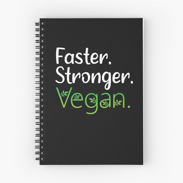 Item preview, Vegan Faster Stronger Vegan Diet, Vegetarian T-Shirt designed and sold by Besnier-Rahel.