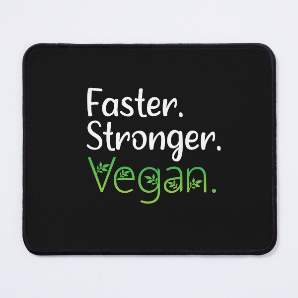 Item preview, Vegan Faster Stronger Vegan Diet, Vegetarian T-Shirt designed and sold by Besnier-Rahel.