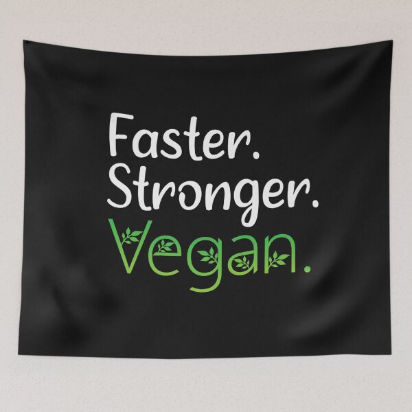 Item preview, Vegan Faster Stronger Vegan Diet, Vegetarian T-Shirt designed and sold by Besnier-Rahel.