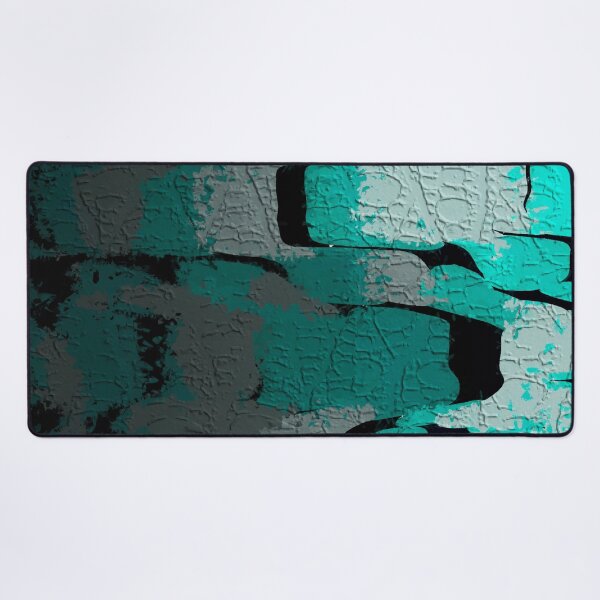Item preview, Turquoise Abstract Ombre Art  designed and sold by 1Lbrody1.