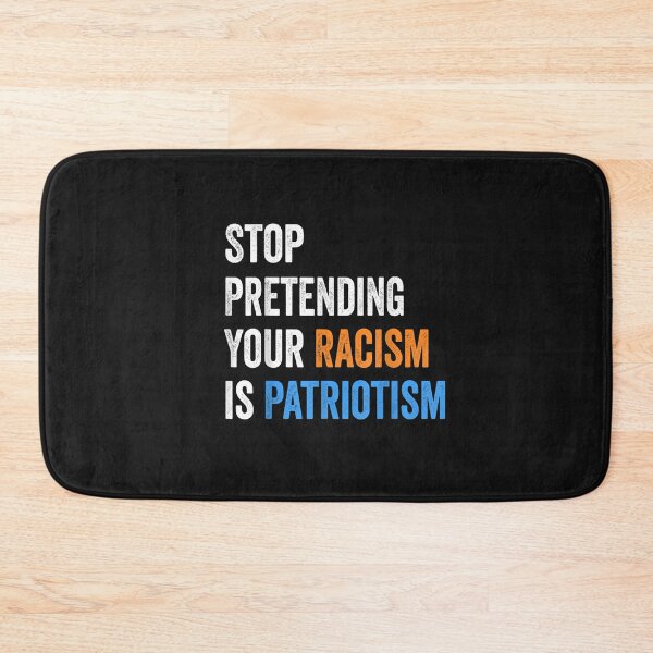 Item preview, Stop Pretending Your Racism is Patriotism T-Shirt  designed and sold by Besnier-Rahel.