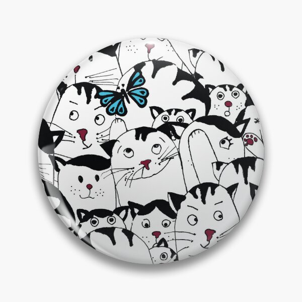 Item preview, Old man's cat family -turquoise designed and sold by Päivikki Annunen.