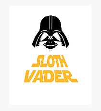 Sloth Vader Photographic Print