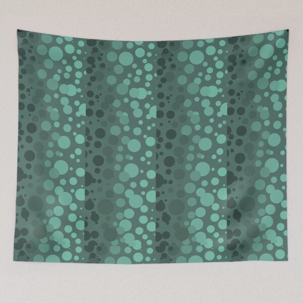 Item preview, Turquoise Circles Ombre Art designed and sold by 1Lbrody1.
